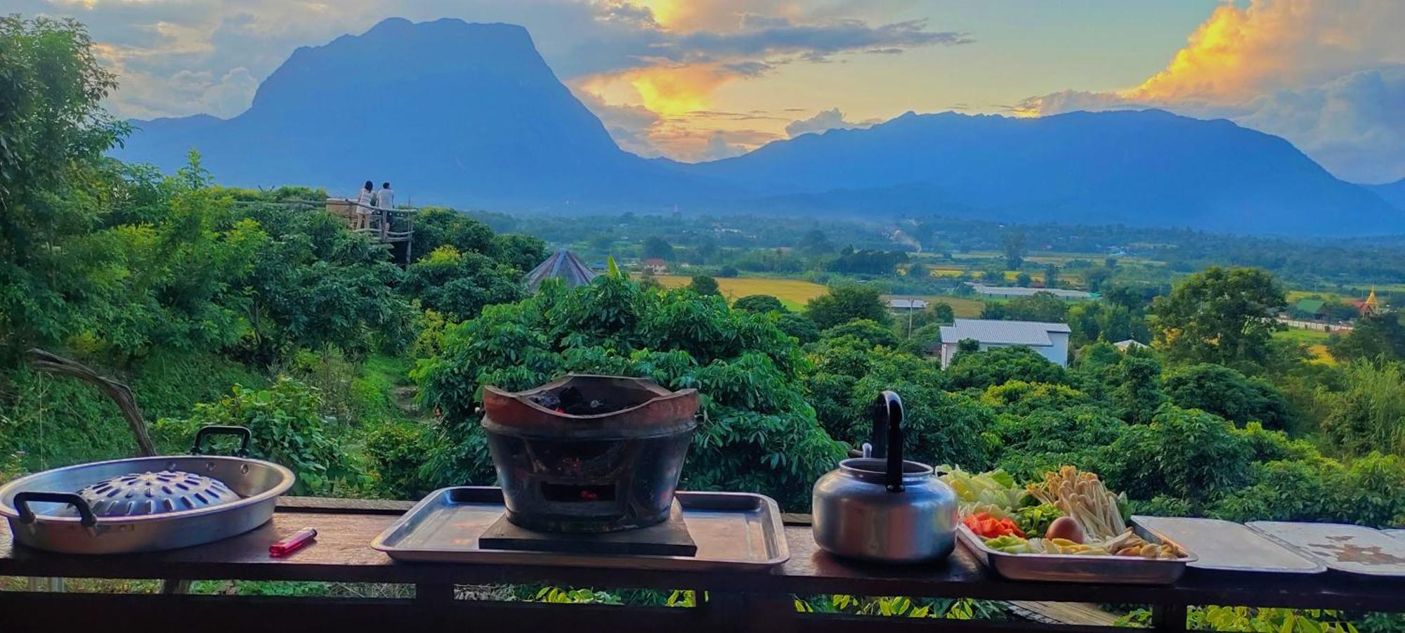 Baan 2 Dao Farmstay Chiang Dao Extérieur photo